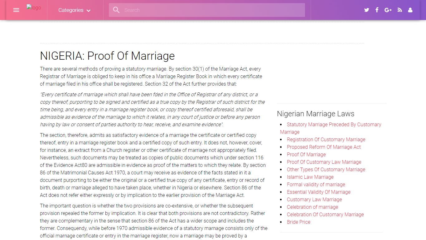 Proof Of A Nigerian Marriage - OnlineNigeria.com